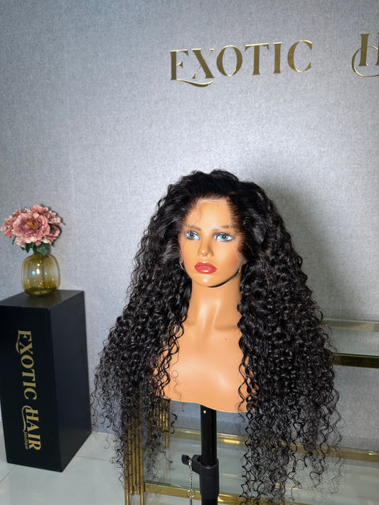 HD lace Mongolian curls full frontal