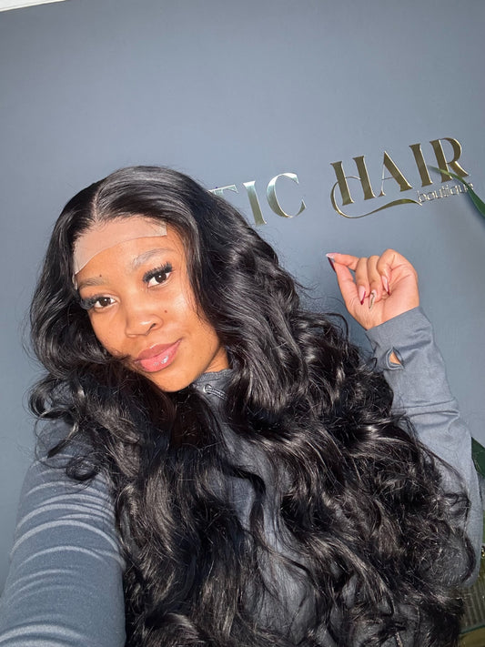 Glueless 5by5 Bodywave (double drawn)