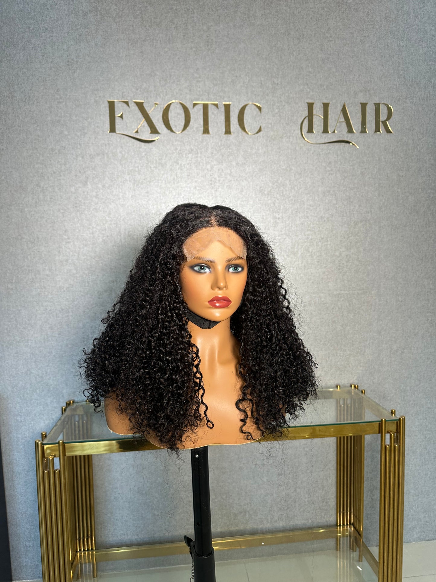5by5 glueless kinky curls DD unit