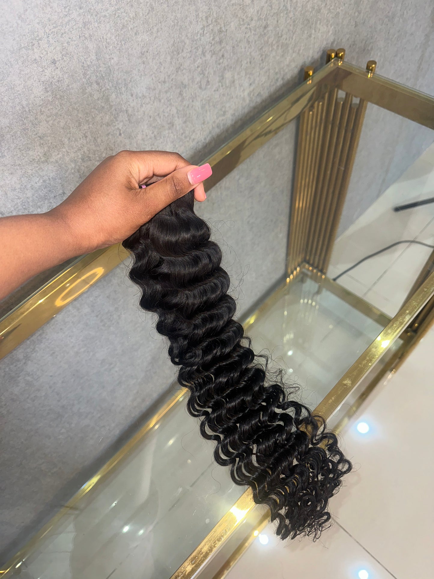 Mongolian curls bundles EACH